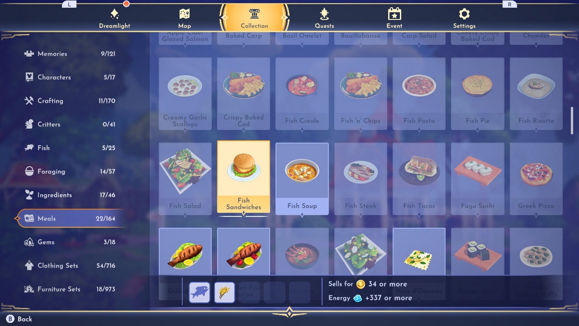 Disney Dreamlight Valley recipes list, best recipes for 3 star, 4 star